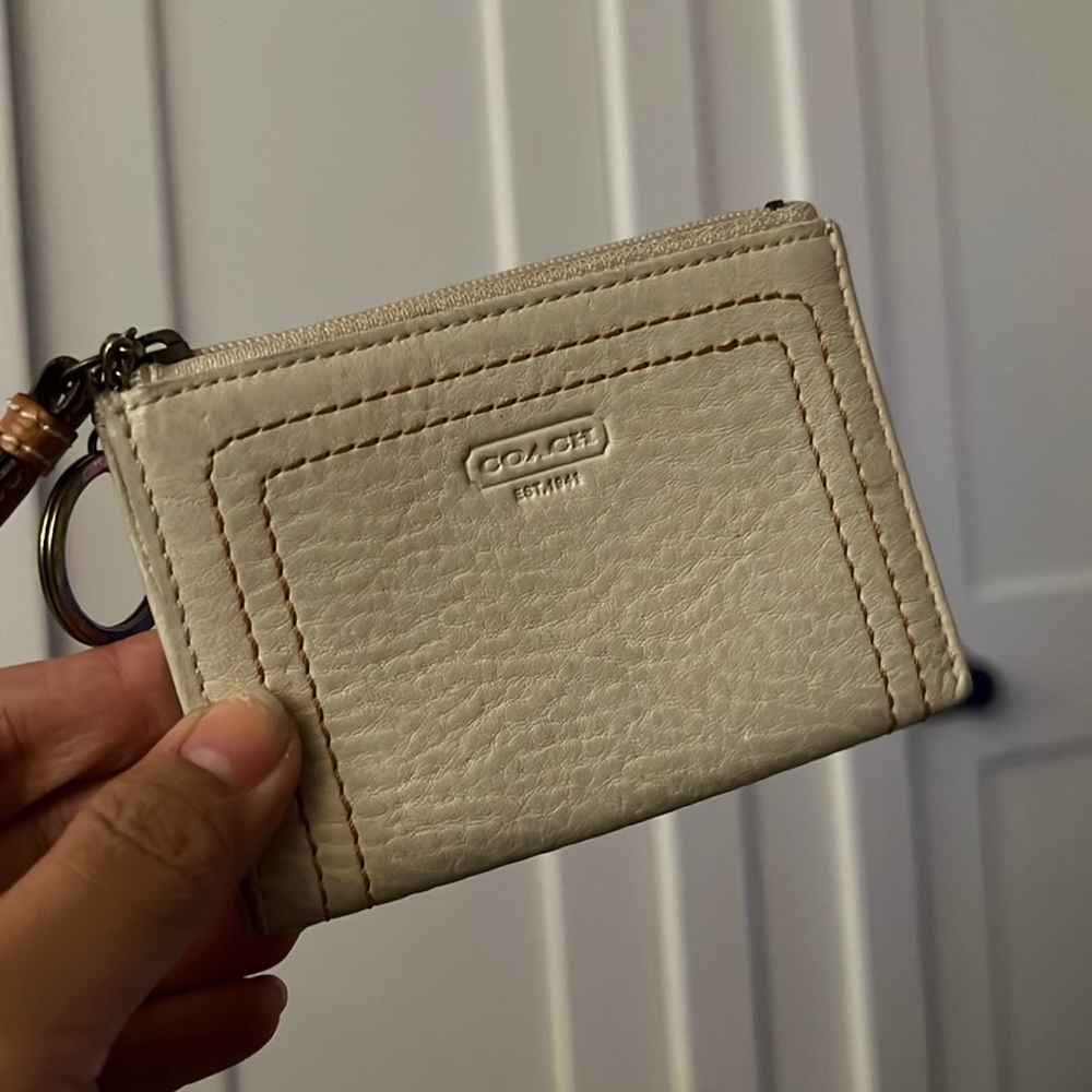 Coach keychain wallet